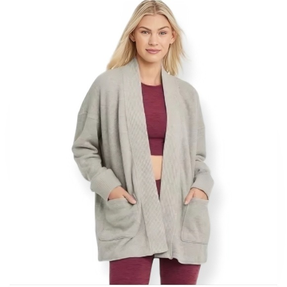 WOMEN'S French Terry Cardigan - Joy Lab - Size M - Picture 1 of 12